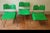 Green Green Metal Omstack Stackable Chairs by Rodney Kinsman for Bieffeplast, Italy, 1970s, Set of 3 For Sale - Image 8 of 8