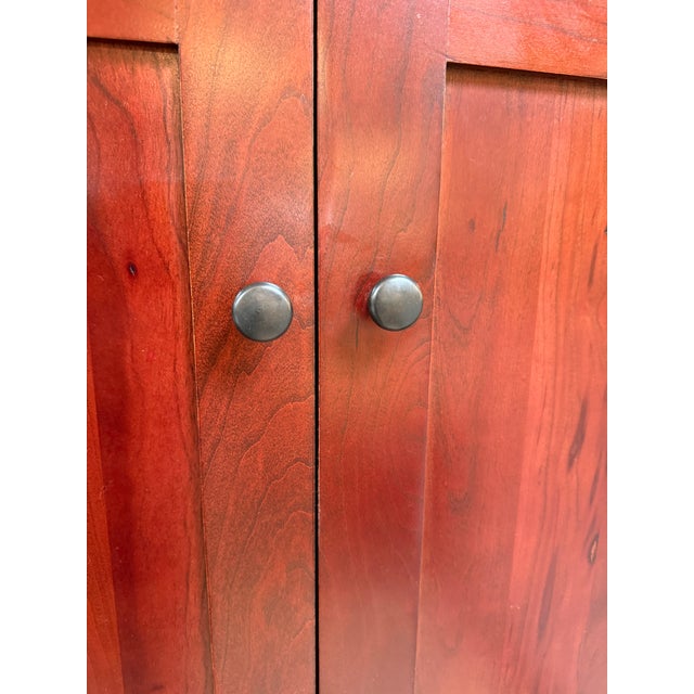 Stuart Davis Nauvoo Bedroom Collection Media Armoire, Cherry Wood For Sale - Image 12 of 12