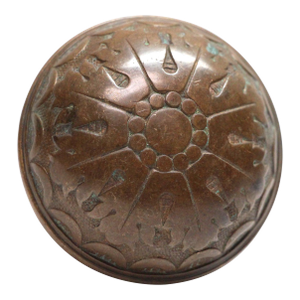Antique Norwalk Bronze 8 Fold Passage Door Knob