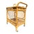 Fiddle Leaf Rattan Bar Cart For Sale In West Palm - Image 6 of 8
