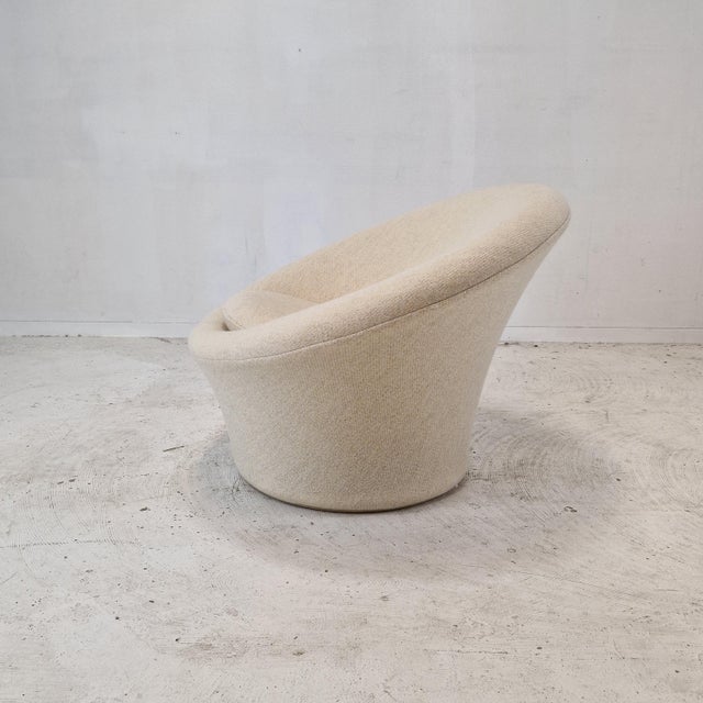 Metal Set of Mushroom Armchair and Ottoman by Pierre Paulin for Artifort, 1960s For Sale - Image 7 of 18