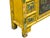 Vintage Chinese Yellow Lacquered Wood Credenza Sideboard Carved Scenic Panels For Sale - Image 11 of 18