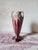 Art Nouveau Burgundy Barbotine Vase with Floral Relief, 1900s For Sale - Image 16 of 16