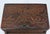Rustic Antique Scandinavian Folk Art Carved Oak Table Chest For Sale - Image 3 of 15