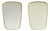 Mid-Century Modern Wall Mirrors with Brass Frames from Münchener Zierspiegel, 1950s, Set of 2 For Sale