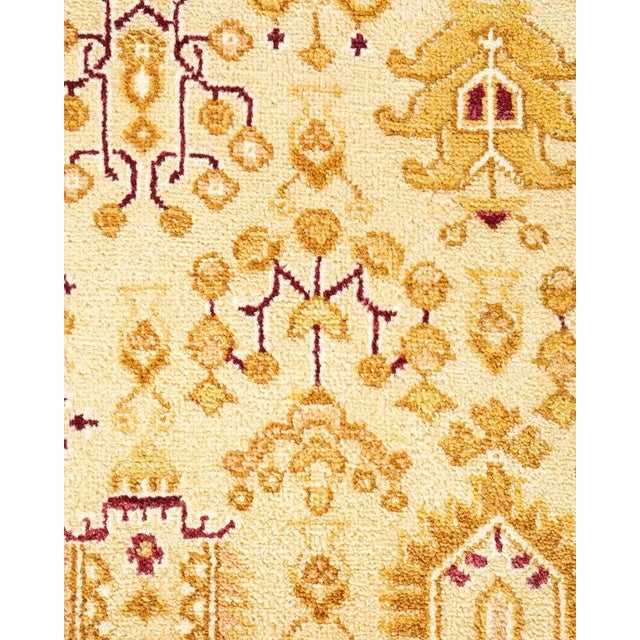 Traditional Mogul, One-of-a-Kind Hand-Knotted Area Rug in Ivory, 8' 0" x 10' 1" For Sale - Image 3 of 8