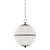 Hudson Valley Lighting Mark D. Sikes Sphere No. 3 1-Light Small Pendant, Distressed Bronze For Sale
