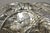 Early 20th Century M&h English Victorian Art Nouveau Silver Plated Floral Repousse Fruit Bowls Pair For Sale - Image 9 of 12