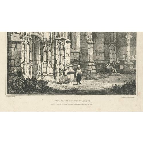 Samuel Prout, Gothic Church Architecture, Arques, France, 1821, Lithograph For Sale - Image 10 of 11