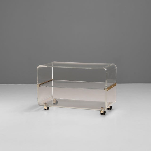 Vintage Drinks Trolley by David Lange, 1970s For Sale - Image 10 of 10