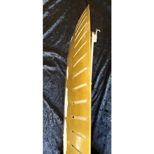 Goldenrod Vintage Illuminated Wall Mirror, 1970s For Sale - Image 8 of 10