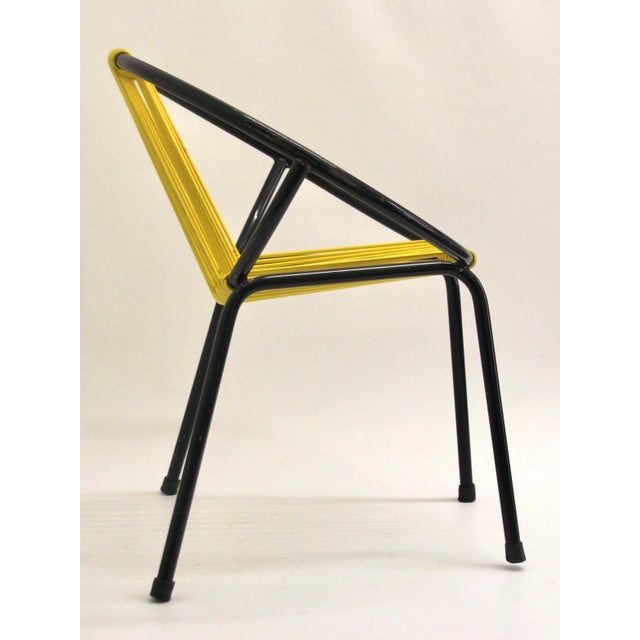 Metal Mid-Century Children's Acapulco Armchair, 1950s For Sale - Image 7 of 9