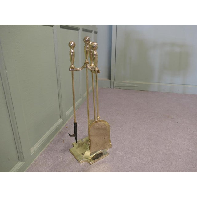 1970s Brass Fireside Companions, 1970, Set of 4 For Sale - Image 5 of 6