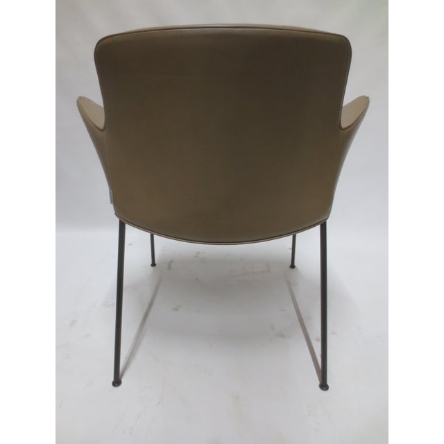 Metal Walter Knoll Burgaz Armchair (New) For Sale - Image 7 of 9