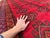 Antique Ersari Beshir Turkmen C-Scroll Diamond Gul Gallery Rug - 6'1" X 10'0" For Sale - Image 10 of 13