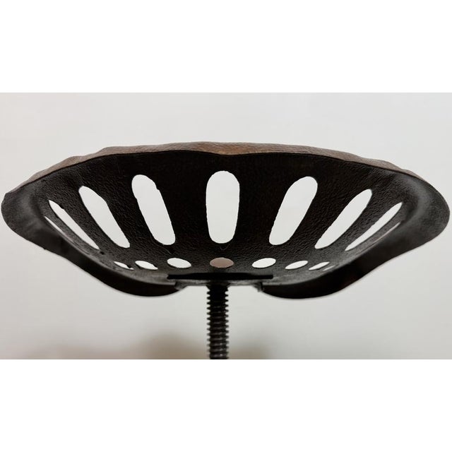 Vintage Industrial Swivel Chair, 1950s For Sale - Image 16 of 18