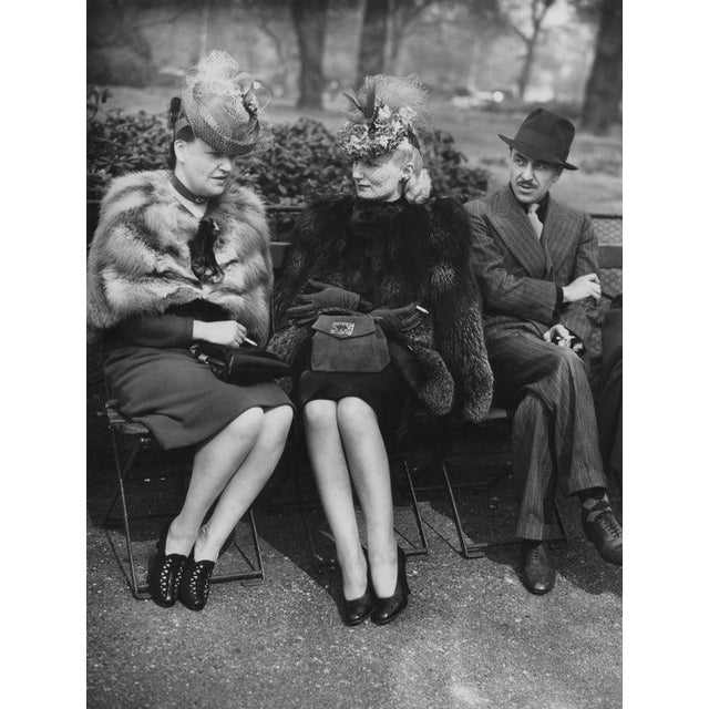 Fashionable London Ladies' and men's fashions seen in Hyde Park, London, 9th April 1939. (Photo by Stephenson/Topical...
