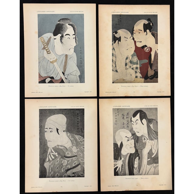 Japanese Prints by 17th & 18th Century Artists, Collected by Gaston Migeon, Louvre Museum Curator, 1923 Vol 1 For Sale - Image 15 of 18