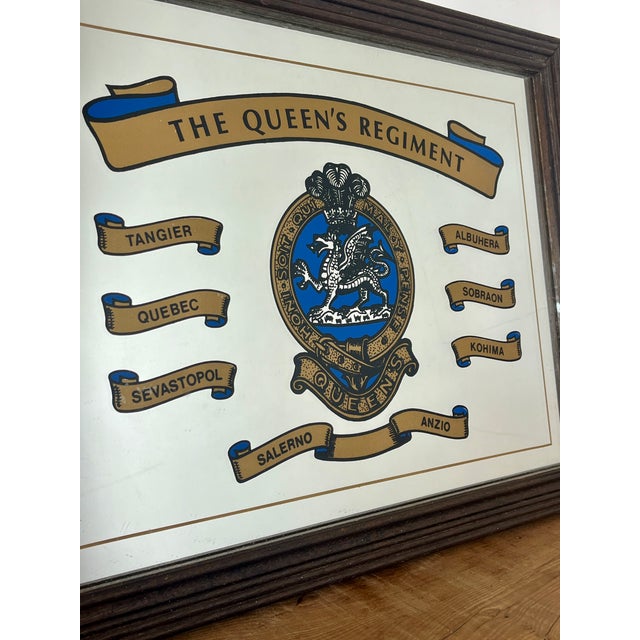 Vintage British Printed Mirror, 1960s For Sale - Image 13 of 16