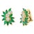 2.3Ct Natural Brazilin Marquise Emerald & 0.80 Ct Diamond Clip on Earring 18 KYG For Sale - Image 15 of 18