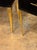 Modern Italian High Gloss Black Lacquered Side Tables With Brass Accents For Sale - Image 4 of 7