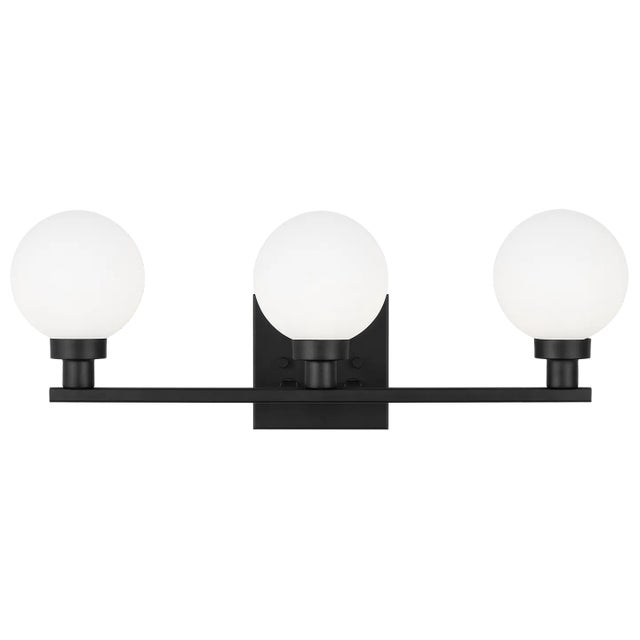 The Clybourn three light vanity fixture in Midnight Black is an industrial yet minimalist design, making this fixture...