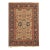 Antique Kayseri Beige and Blue Wool Rug For Sale