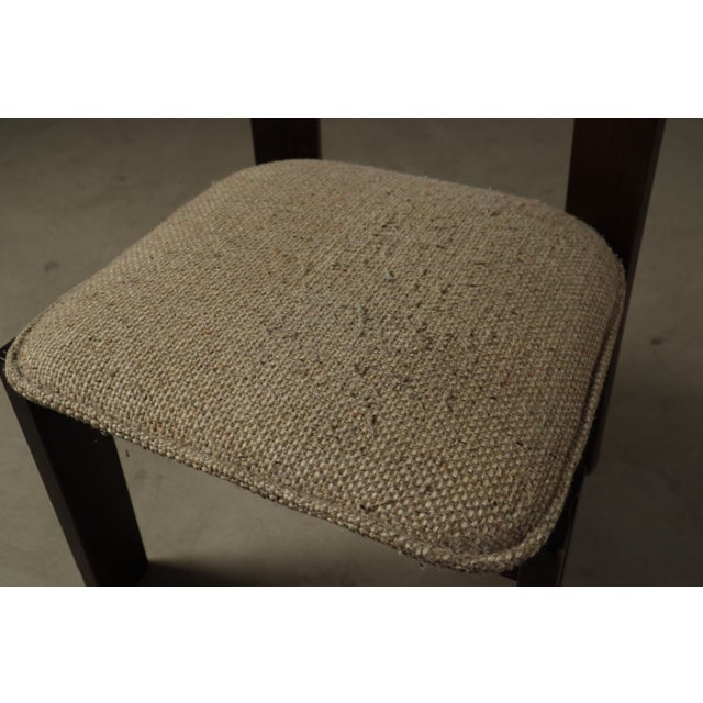 Brutalist Oak Dining Chairs, Netherlands, 1970s, Set of 6 For Sale - Image 15 of 16