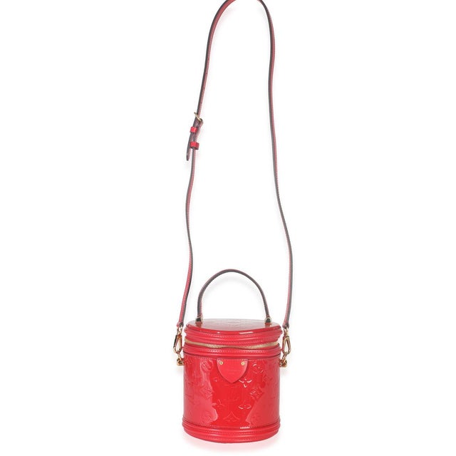 Red Cherry Monogram Vernis Cannes For Sale - Image 8 of 9