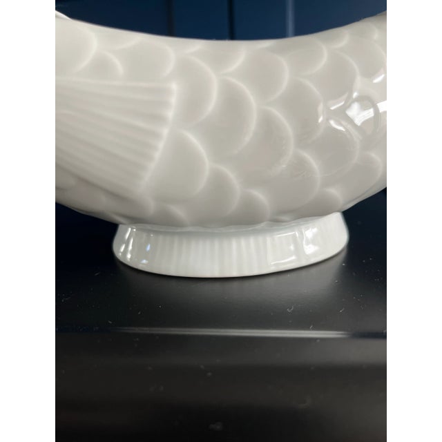 French Porcelain Fish Boat by Dansk For Sale - Image 10 of 10