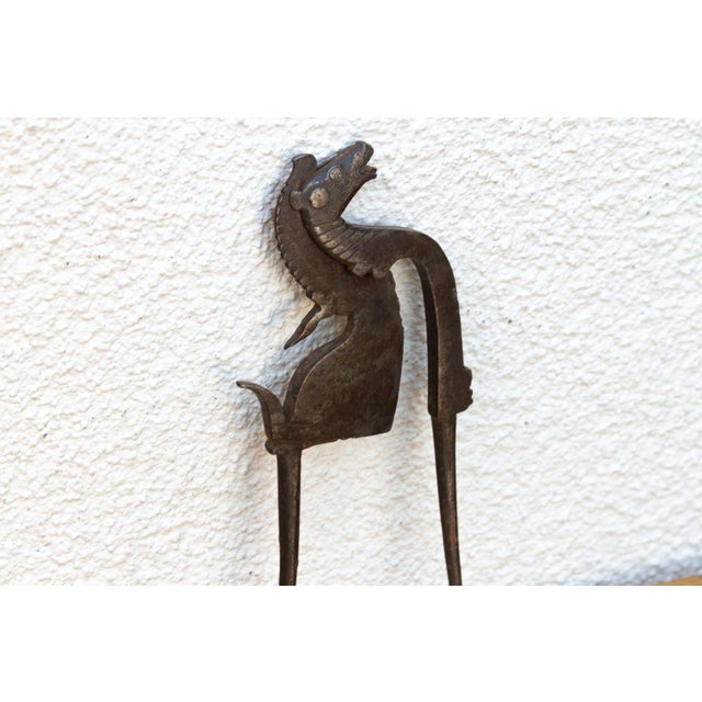 Indian Mythological Indian Horse Cutter For Sale - Image 3 of 7