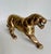 Mid 20th Century Vintage Solid Brass Tiger Sculpture Hollywood Regency Animal Figure For Sale - Image 5 of 8