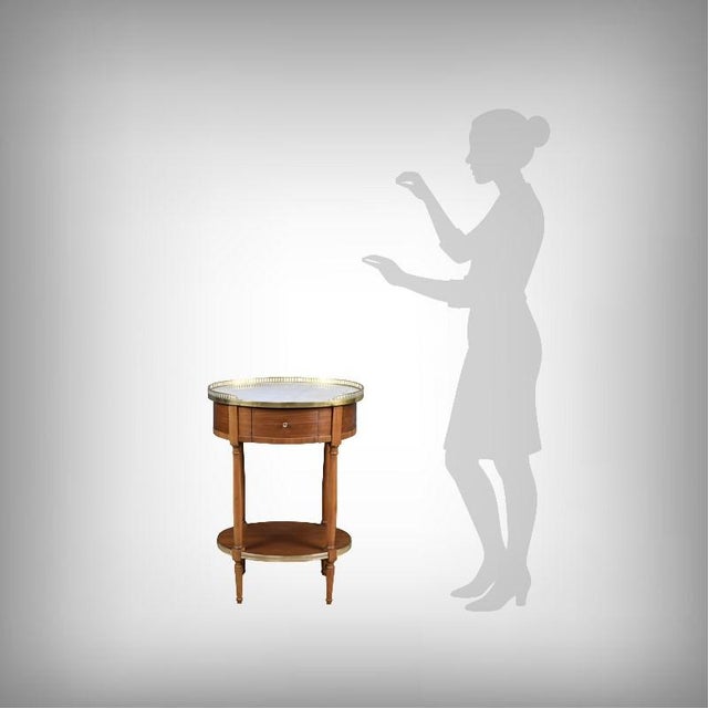 Louis XVI Style Mahogany Coffee Table, Late 19th Century For Sale - Image 18 of 18