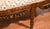 1920s Antique French Carved Walnut Spring-Seat Loveseat Sofa New Upholstery For Sale - Image 10 of 17