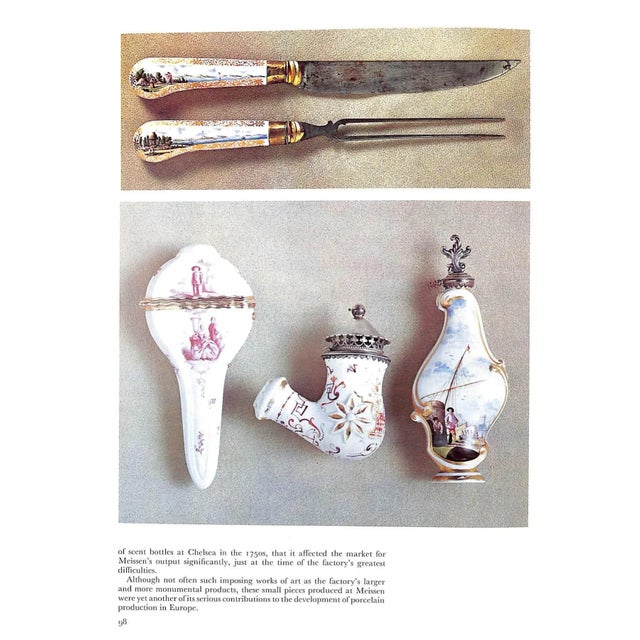 "Antique Porcelain in Color: Meissen" 1971 Morley-Fletcher, Hugo For Sale - Image 13 of 14