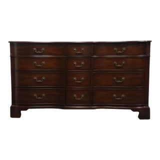 Kindel Furniture Solid Mahogany Traditional Style 66" Triple Dresser For Sale
