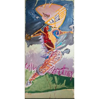 "Thumper" - 2002, Multi-Colored, Contemporary Fine Art Oil Painting on Canvas, Figurative, Impressionistic, For Sale