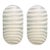 Vintage Striped Glass Wall Lamps/Sconces From Peill & Putzler - a Pair For Sale