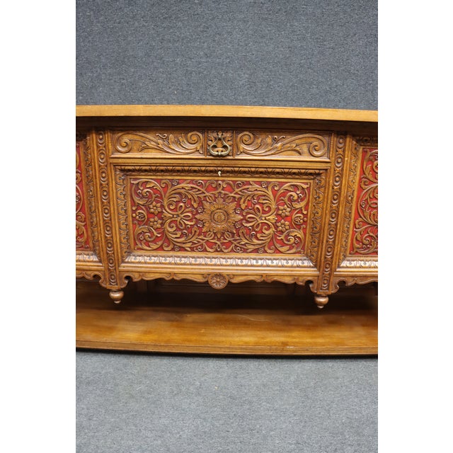 Christian Krass Renaissance Revival Carved Oak Sideboard For Sale In Philadelphia - Image 6 of 18