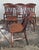 Rustic Antique Farmhouse Dining Chairs in Oak, Befos, Set of 6 For Sale - Image 3 of 9