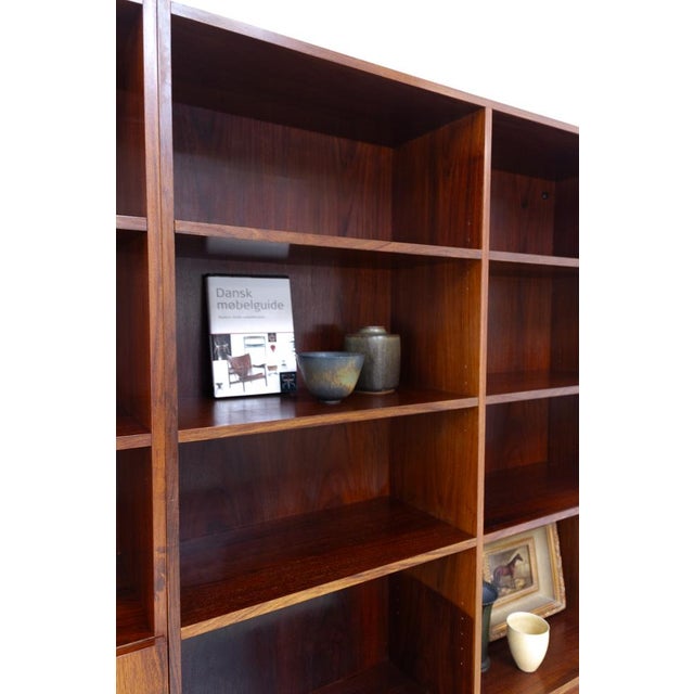 Large Modern Danish Rosewood Bookcase, 1970s For Sale - Image 17 of 18