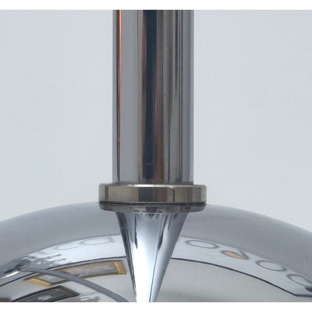 Chrome-Plated Table Lamp with Counterweight from Hustadt Leuchten, Germany, 1970s For Sale - Image 6 of 12