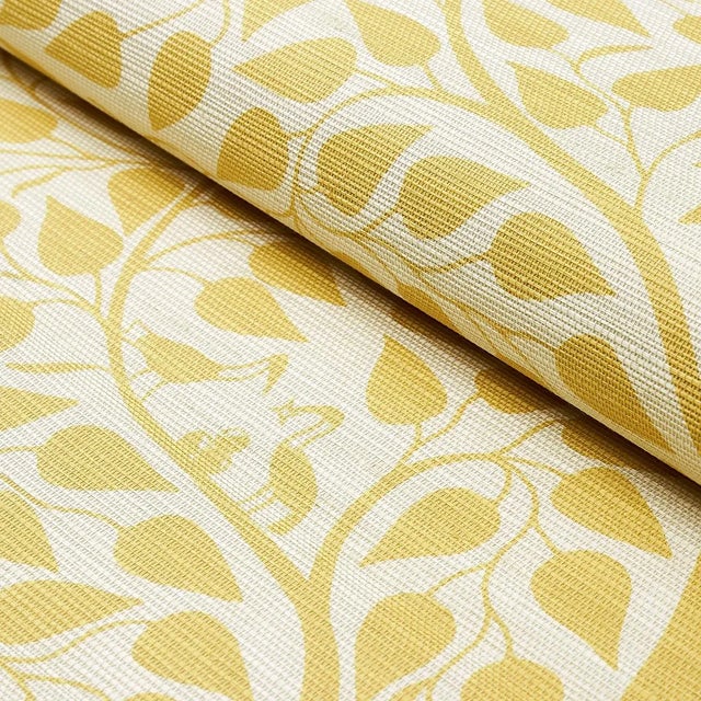 Not Yet Made - Made To Order Schumacher Kayon Sisal Panel in Soft Yellow For Sale - Image 5 of 5