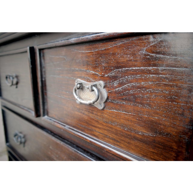 Brown Vintage Chest of Drawers in Teak from Lombok, 2010s For Sale - Image 8 of 13