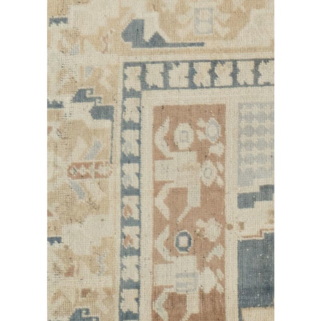 Turkish Vintage Turkish Oushak Rug 4'3 X 7'6 For Sale - Image 3 of 8