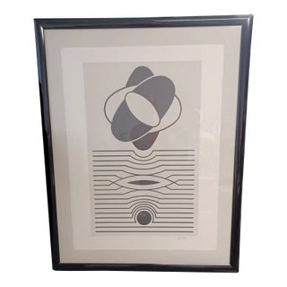 Vintage Victor Vasarely Op Art Serigraph #70/150 For Sale