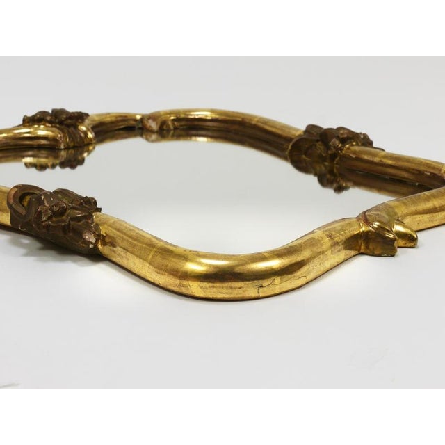 Art Nouveau Handcarved Giltwood Wall Mirror by Max Welz, 1930s For Sale - Image 17 of 18