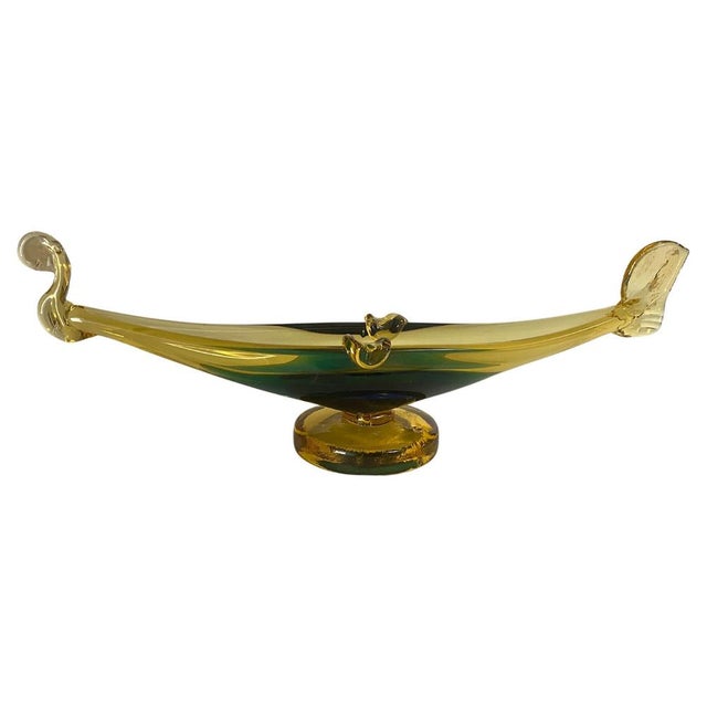 Art Glass Ashtray in Venice Gondola Shaped Italy, 1970 For Sale - Image 14 of 14
