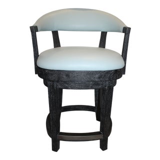 Modern Palecek Swivel Counterstool For Sale