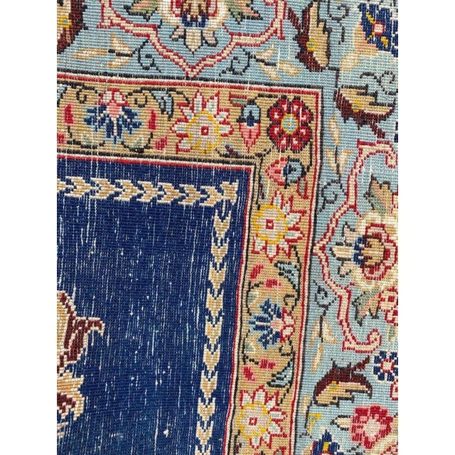 Mid-Century Qom Rug, 1970s For Sale - Image 16 of 17